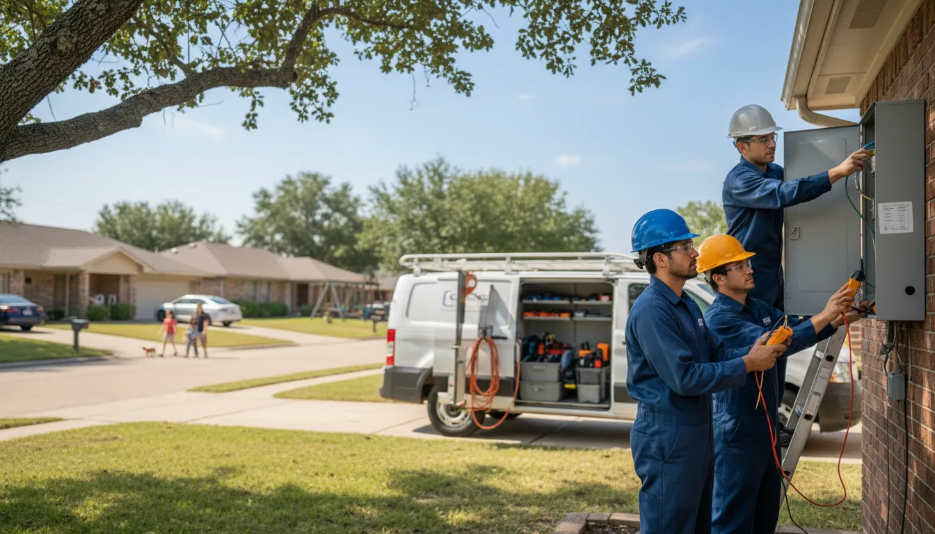 Certified electrician providing emergency electrical services in Amsterdam, OH